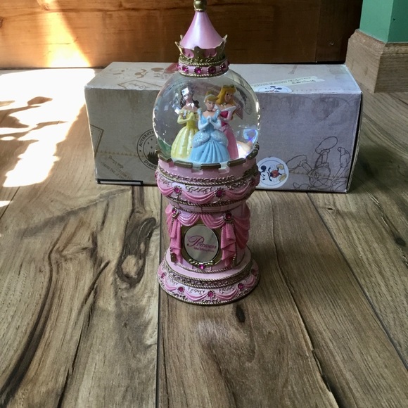Disney Other - WDW Princess Castle Tower Snow Globe Cinderella Belle and Aurora